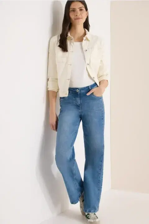 Cecil Toronto Wide Leg Jeans