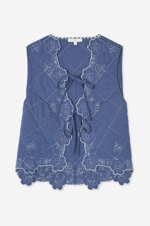 Indigo Padded Vest
