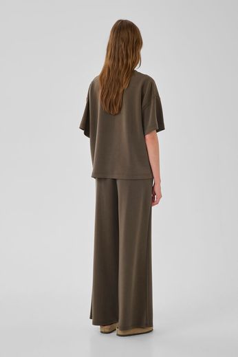 Helle Major Brown Wide Trousers