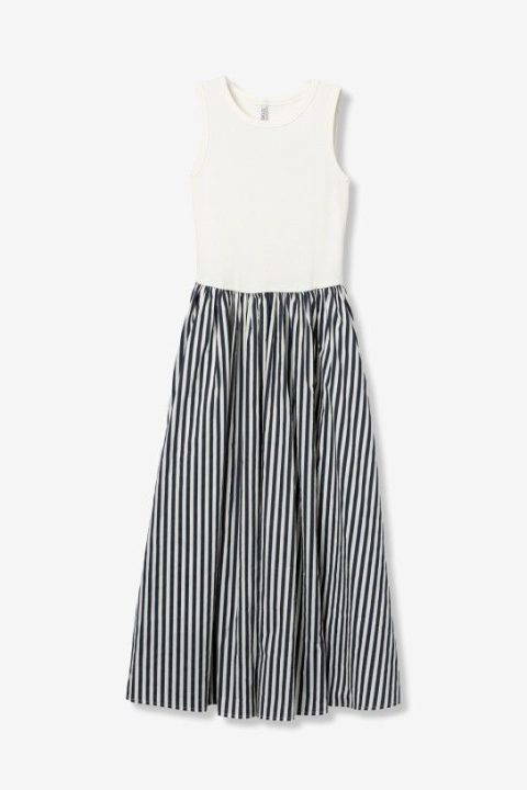 Fiji Navy Stripe Dress