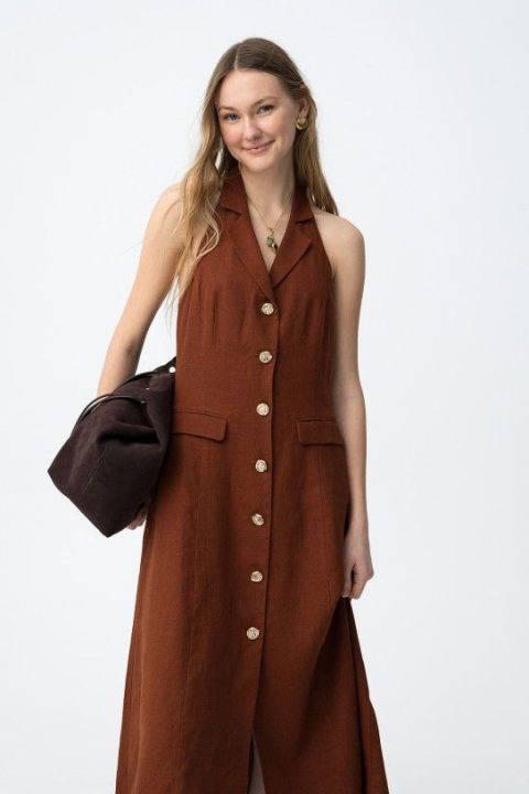 Gobi Rust Dress