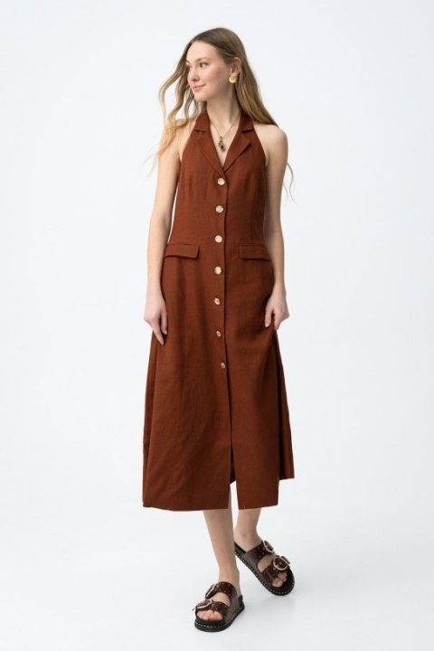 Gobi Rust Dress