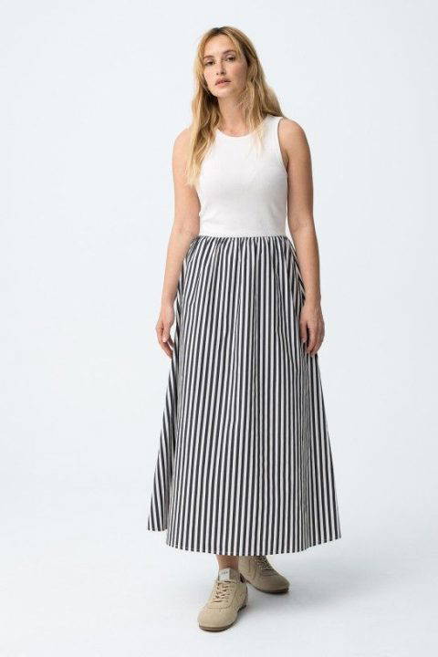 Fiji Navy Stripe Dress