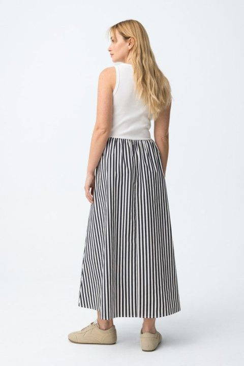 Fiji Navy Stripe Dress