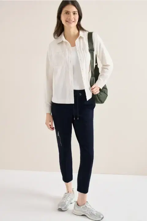 Cecil Tracey Navy Trousers