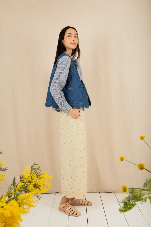 Aide Trouser - Stone Multi - Image 4