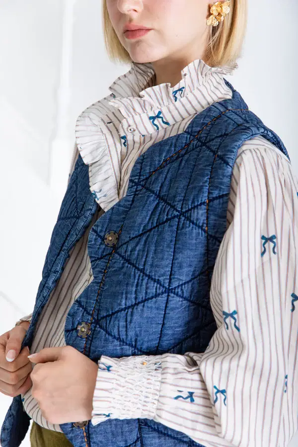 Estelle Denim Gilet - Image 3