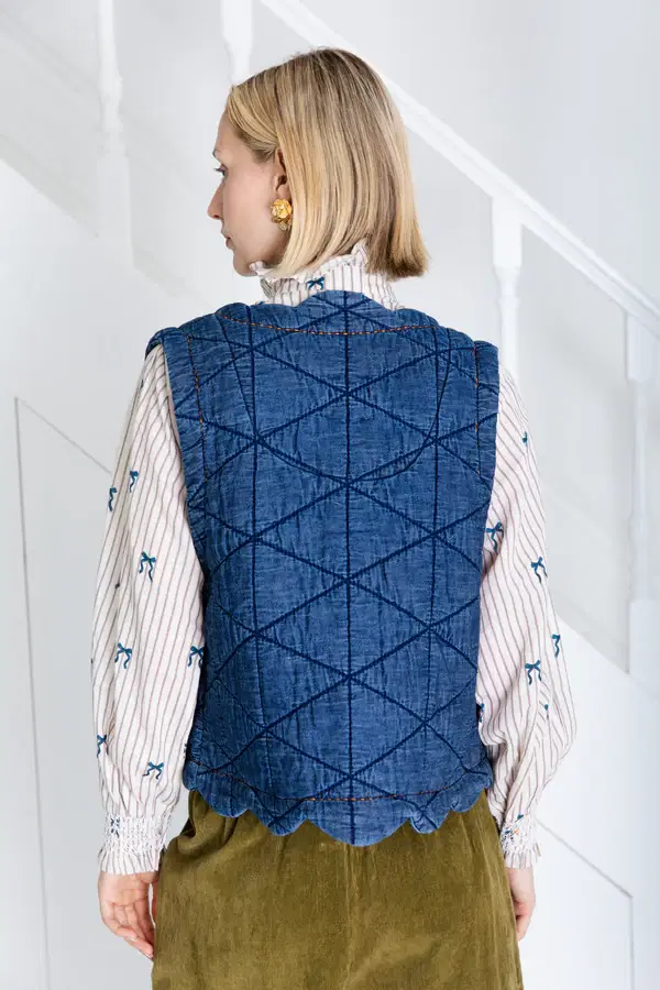 Estelle Denim Gilet - Image 4