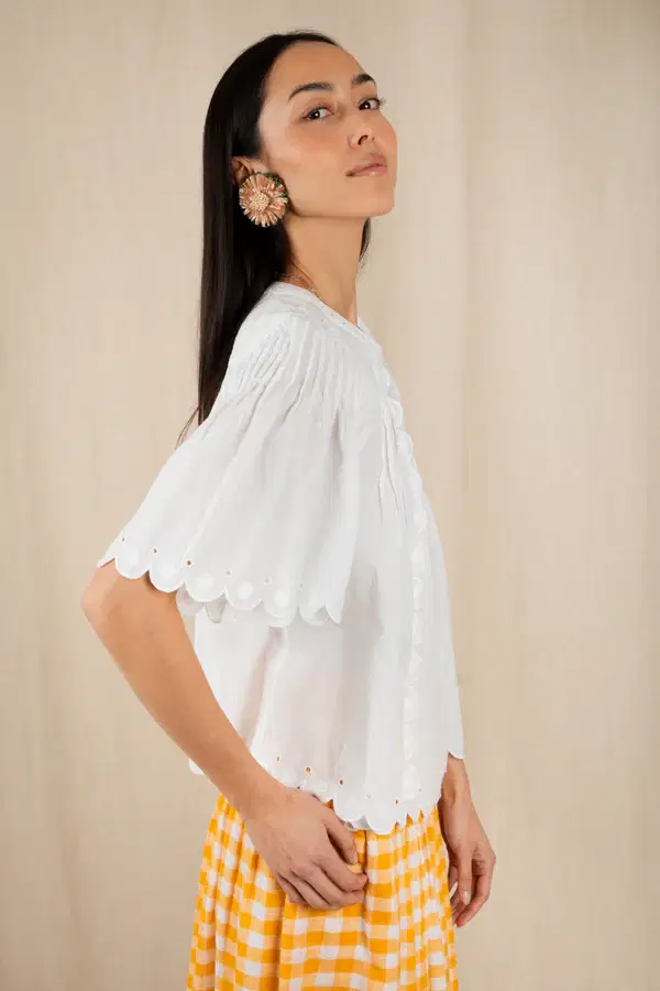 Flora White Top - Image 4