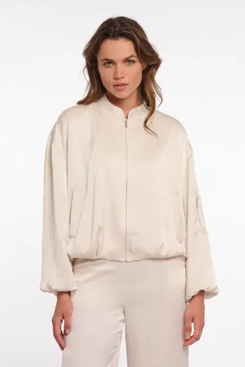 Flore Birch Bomber Jacket