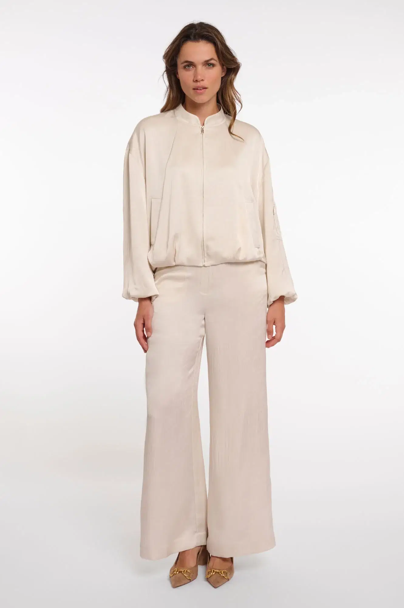 Flore Birch Bomber Jacket - Image 4