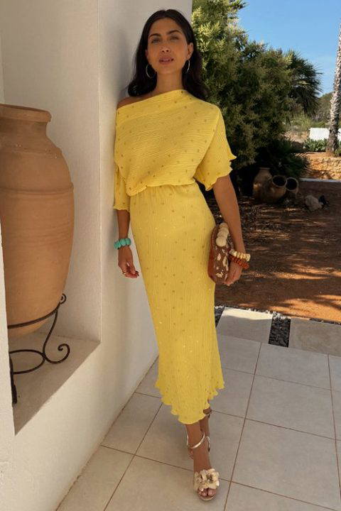 Never Fully Dressed Plisse Tilly Dress