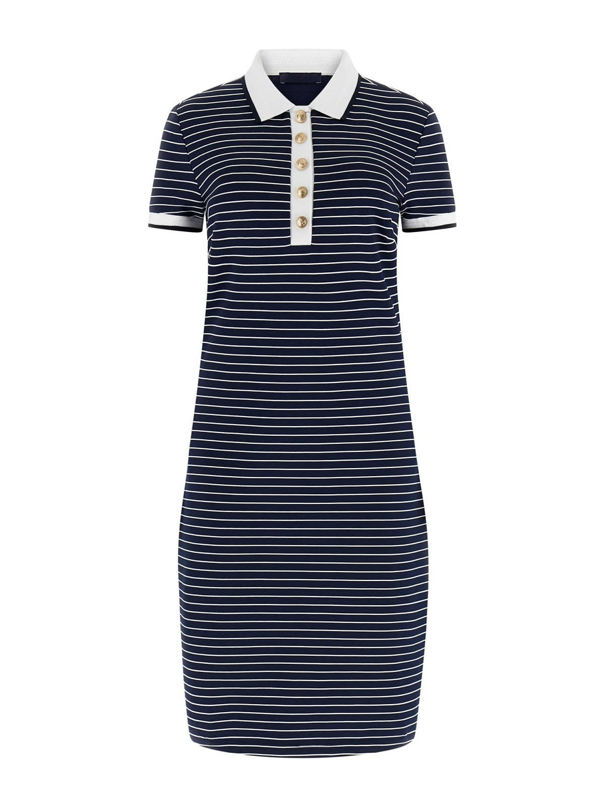 Navy Stripe polo dress - Image 4
