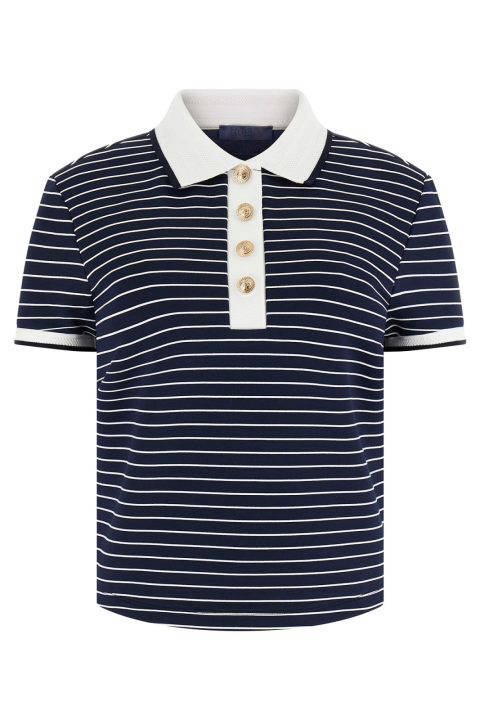 Navy Stripe T Shirt