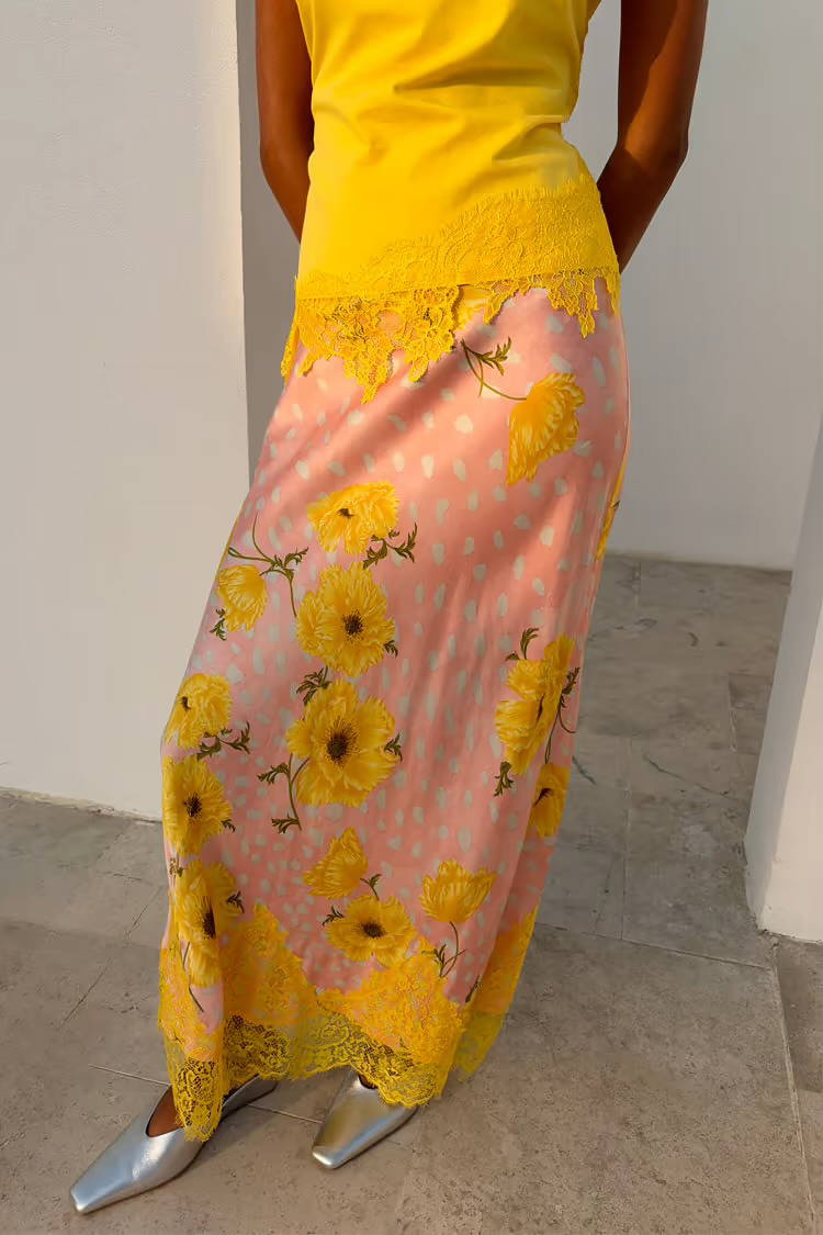 Pink Fawn Midi Maeva Skirt - Image 3