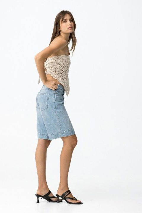 Doja Denim Bermuda Shorts