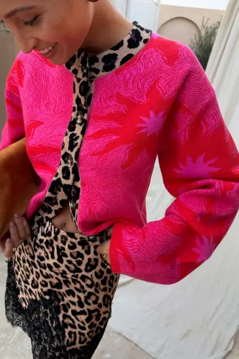 Pink Soleil Cardigan