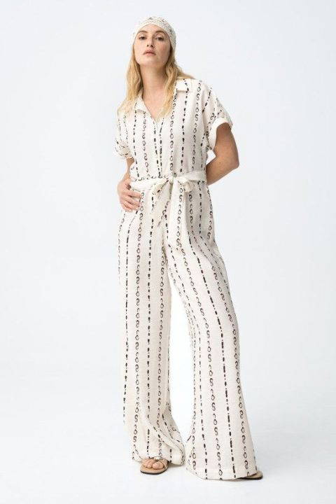 Nicotina Beige Jumpsuit