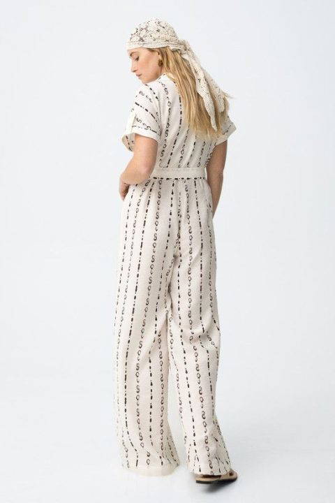 Nicotina Beige Jumpsuit