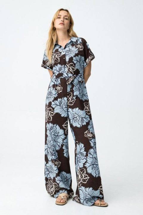 Nicotina Brown Jumpsuit