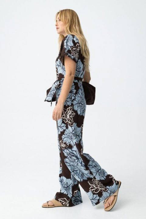 Nicotina Brown Jumpsuit