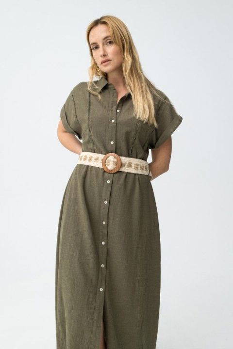 Riley Olive Dress