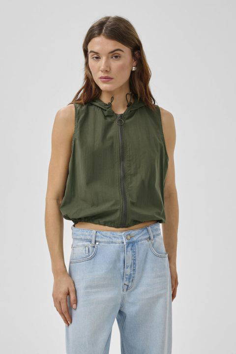 Mulla Forest Night Green Waistcoat