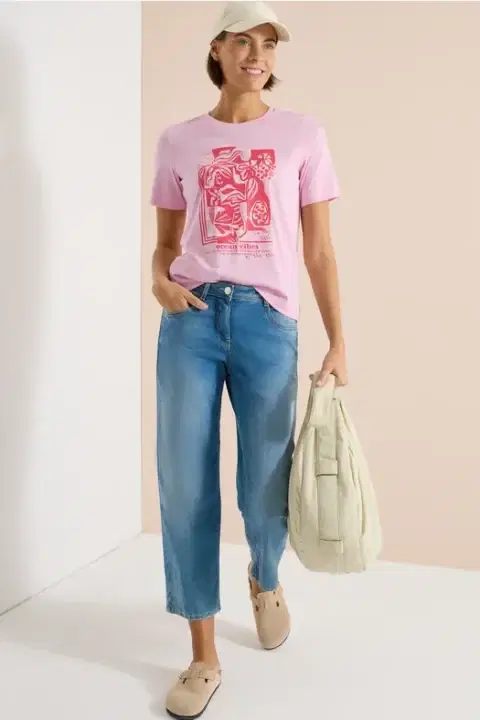 Cecil Pink/Red T-Shirt