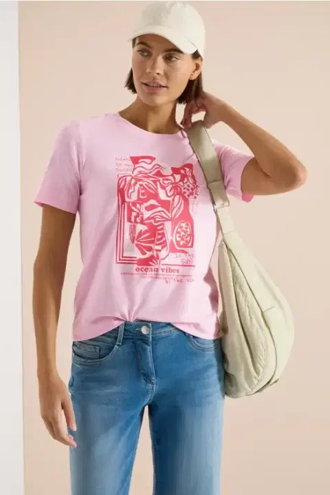 Cecil Pink/Red T-Shirt