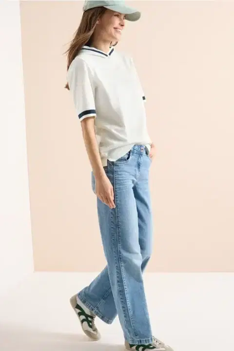 Cecil White Hoodie Top