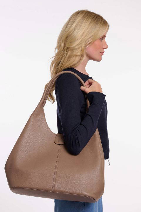 Bavo Slate Bark Shoulder Bag