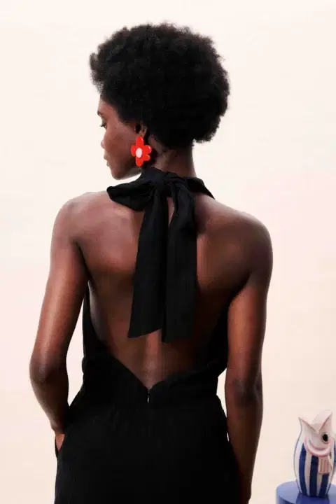 Milagres Black Jumpsuit