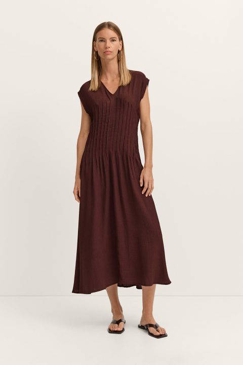 Bordeaux Midaxi Dress
