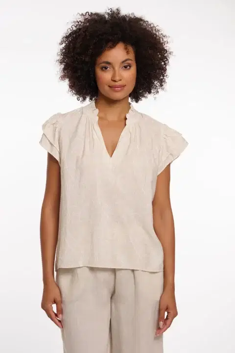 Reza Birch Paisley Top