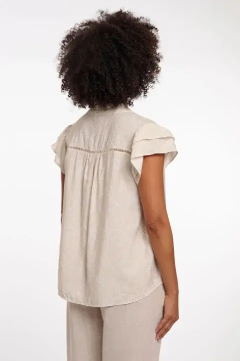 Reza Birch Paisley Top