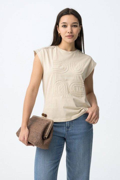 Jellicent Beige T-Shirt