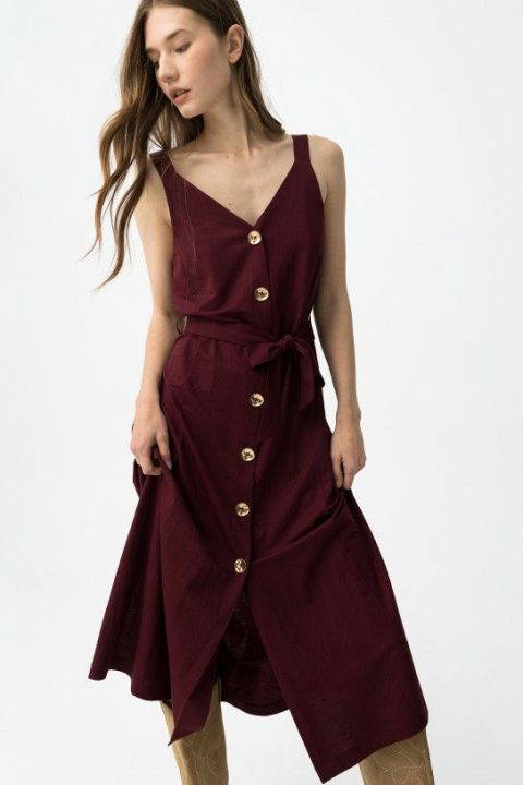 Shara Plum Dress