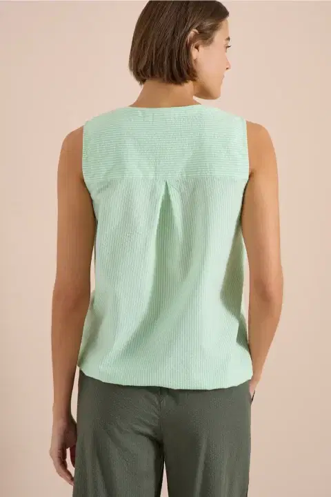 Cecil Lime Stripe Top