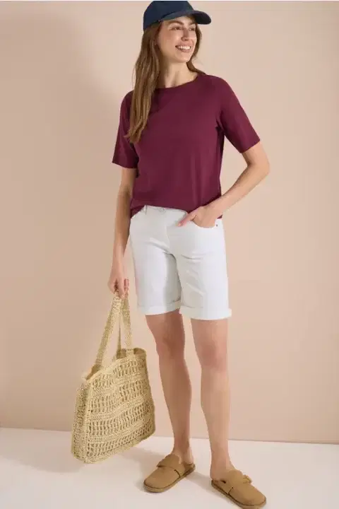 Cecil White Shorts