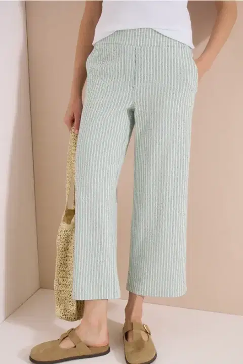 Cecil Wide Leg Sage Trousers