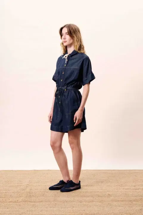 Mariselle Denim Playsuit