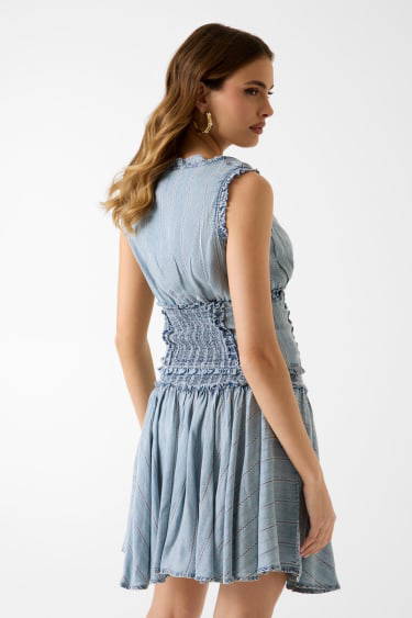 Rebecca Denim Corset Top