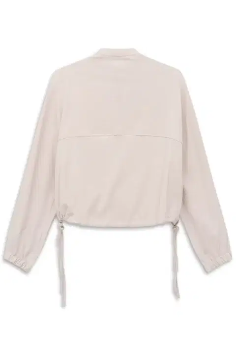 Greige Bomber Style Blouse