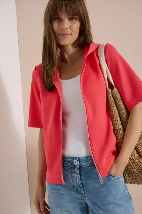 Cecil Coral Hooded Jacket