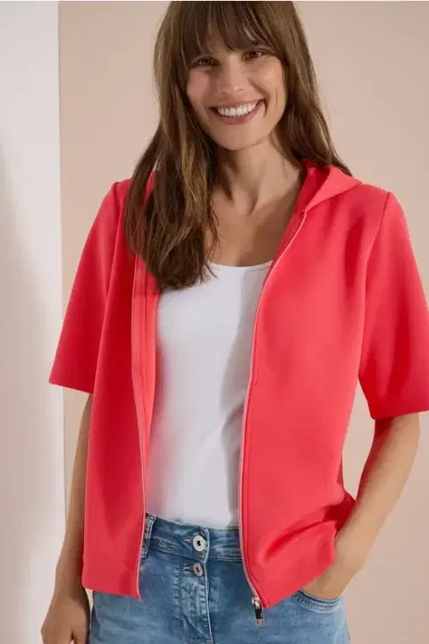 Cecil Coral Hooded Jacket