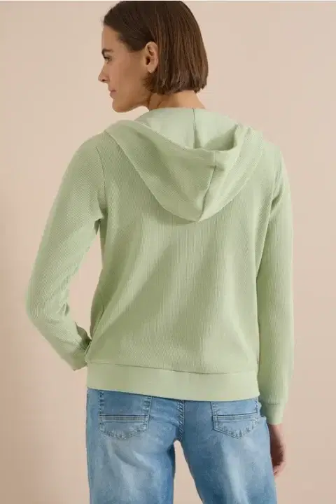 Cecil Matcha Lime Zip Hoodie
