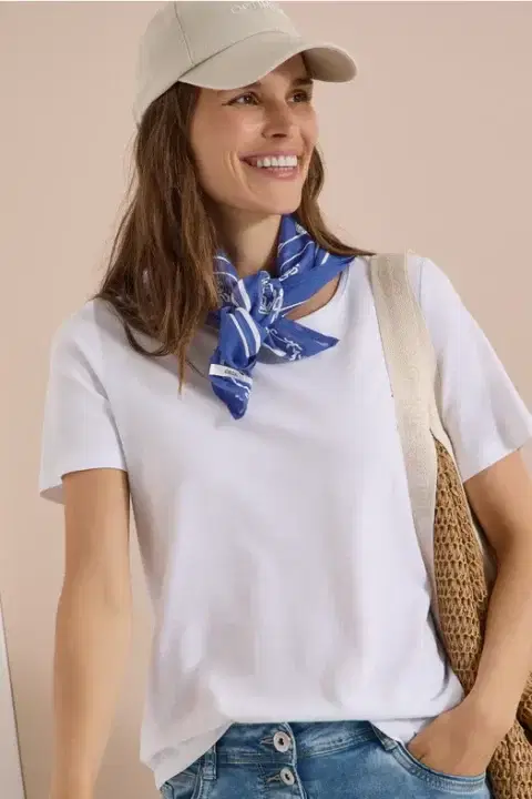 Cecil Blue Paisley Print Bandana