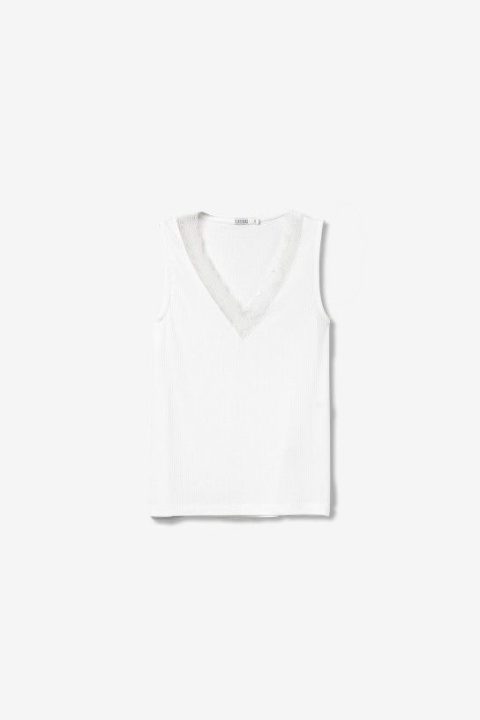 Alter White Tank Top
