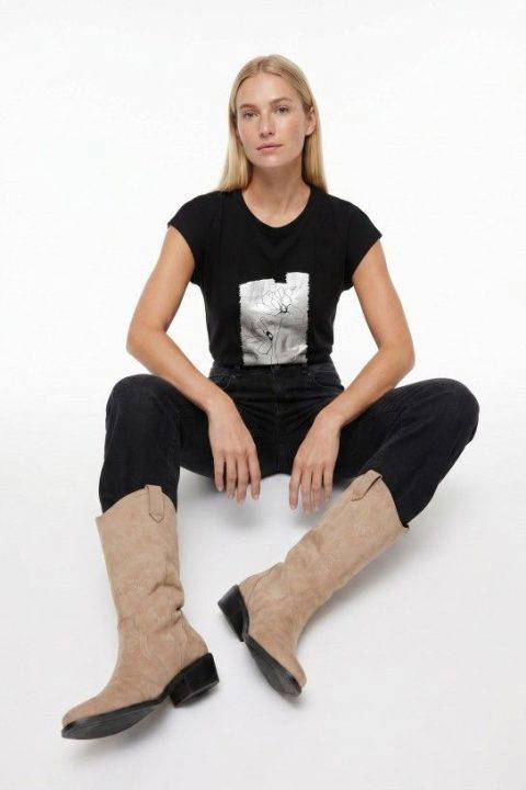 Madrid Black T-Shirt