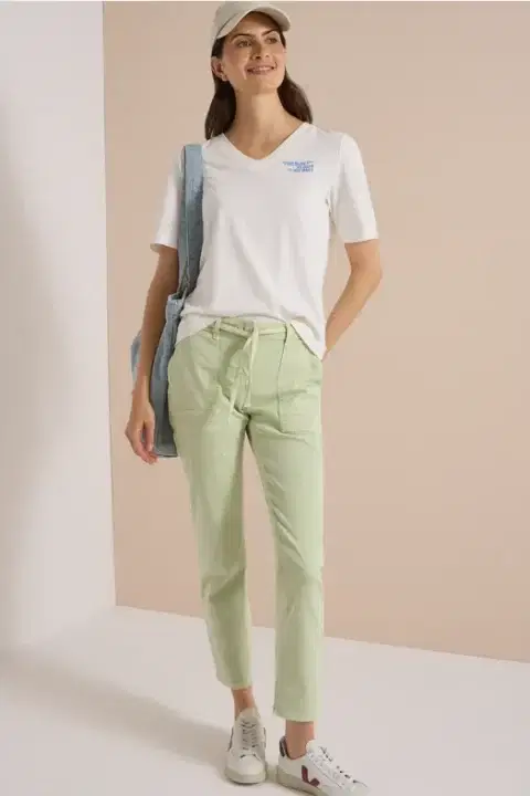 Cecil Matcha Lime Scarlett Jeans